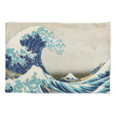 葛飾北斎 – 神奈川素晴らしの波 枕カバー (裏面)