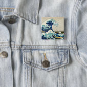 葛飾北斎 – 神奈川素晴らしの波 缶バッジ (インサイチュ)