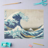 葛飾北斎 – 神奈川素晴らしの波 薄葉紙 (クラフト)