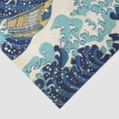 葛飾北斎 – 神奈川素晴らしの波 薄葉紙 (詳細)