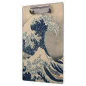 葛飾北斎。神奈川素晴らし沖の波 クリップボード (左)