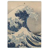 葛飾北斎。神奈川素晴らし沖の波 クリップボード (裏面)