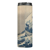 葛飾北斎。神奈川素晴らし沖の波    タンブラー (裏面)