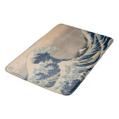葛飾北斎。神奈川素晴らし沖の波 バスマット (アングル)