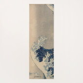 葛飾北斎。神奈川素晴らし沖の波 ヨガマット (裏面)