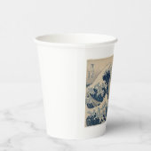 葛飾北斎。神奈川素晴らし沖の波 紙コップ (右)