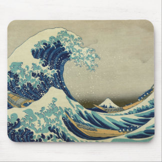 葛飾北斎 – 素晴らしWave マウスパッド
