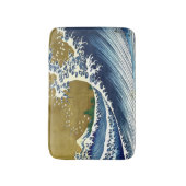 葛飾北斎 – 色の大きな波 バスマット (正面縦)