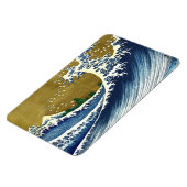 葛飾北斎 – 色の大きな波 マグネット (左側)
