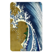 葛飾北斎 – 色の大きな波 マグネット (縦)