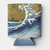 葛飾北斎 – 色の大きな波 缶クーラー (正面)
