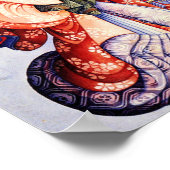 葛飾北斎 – 花魁・蒲楼 ポスター (角)