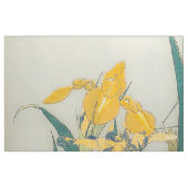 葛飾北斎 - 蝗虫とアヤメ ファブリック (ファットクウォーター)