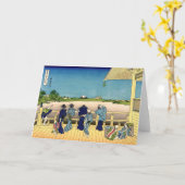 葛飾北斎 – 西堂500羅漢 カード (黄色い花)