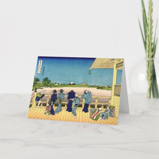 葛飾北斎 – 西堂500羅漢 カード (正面)