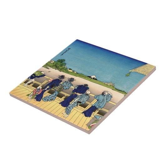 葛飾北斎 – 西堂500羅漢 タイル (側面)