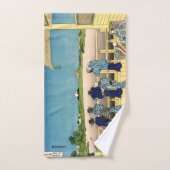 葛飾北斎 – 西堂500羅漢 バスタオルセット (ハンドタオル)