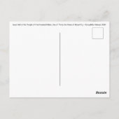 葛飾北斎 – 西堂500羅漢 ポストカード (裏面)