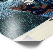 葛飾北斎 - 駿河の江尻 フォトプリント            (角)