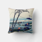 葛飾北斎 – 駿河国江尻 クッション (裏面)