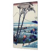 葛飾北斎 – 駿河国江尻 クリップボード (左)