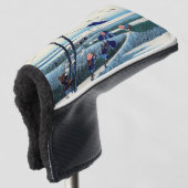 葛飾北斎 – 駿河国江尻 ゴルフヘッドカバー (3/4 正面)