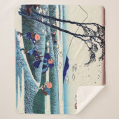 葛飾北斎 – 駿河国江尻 シェルパブランケット (正面)