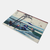 葛飾北斎 – 駿河国江尻 ドアマット (アングル)