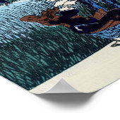 葛飾北斎 – 駿河国江尻 ポスター (角)