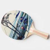 葛飾北斎 – 駿河国江尻 卓球ラケット (横)