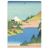 葛飾北斎 (1760-1849) 相模国箱根湖  クリップボード (裏面)