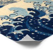 葛飾素晴らし北斎の波 ポスター (角)