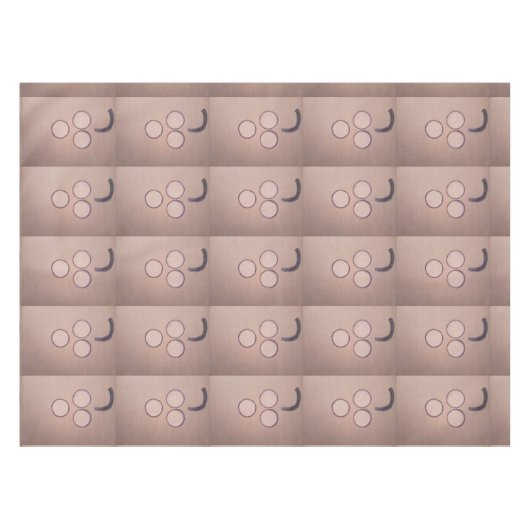 葡萄とイースターディナー テーブルクロス (正面(横))