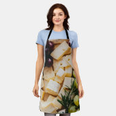 葡萄とチーズ エプロン (着用した状態)