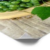 葡萄とワインのポスター ポスター (角)