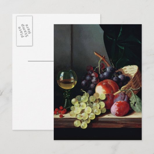 葡萄と梅 ポストカード (正面/裏面)