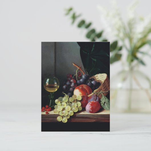 葡萄と梅 ポストカード (スタンド正面)