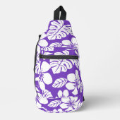 葡萄のピンクのビキニ模様 スリングバッグ (正面)