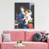 葡萄のヴァージン, 1640-50 キャンバスプリント (インサイチュ (リビング))