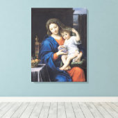 葡萄のヴァージン, 1640-50 キャンバスプリント (インサイチュ (ウッドフロア))