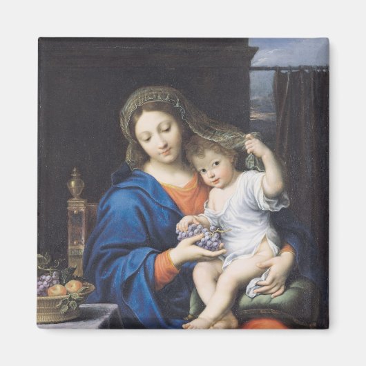 葡萄のヴァージン, 1640-50 マグネット (正面)