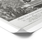 葡萄の房を持つサテュロの像、その逆 ポスター (角)