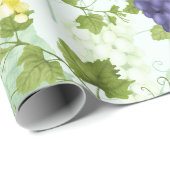 葡萄の手描き夏のフルーツパターン造幣局 ラッピングペーパー (ロールコーナー)