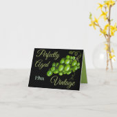 葡萄の折り畳みグリーティングカード カード (黄色い花)