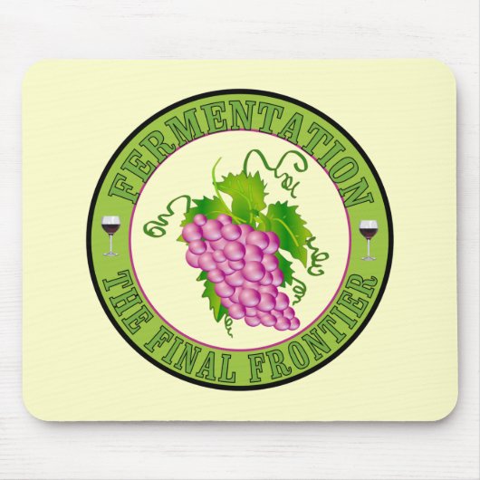 葡萄の発酵 マウスパッド (正面)