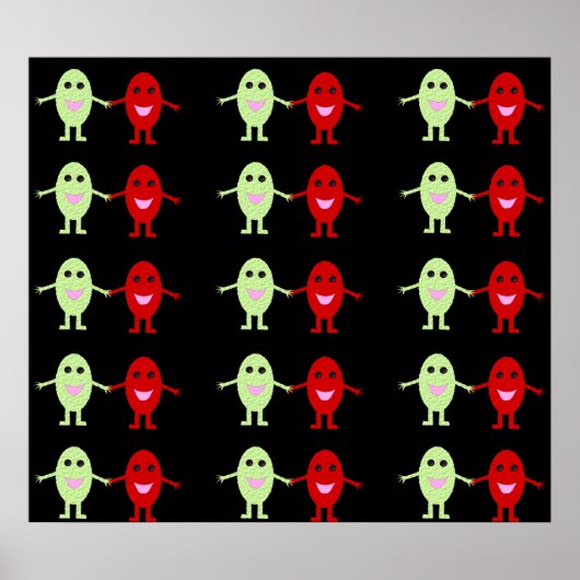 葡萄の集まりポスター ポスター (正面)