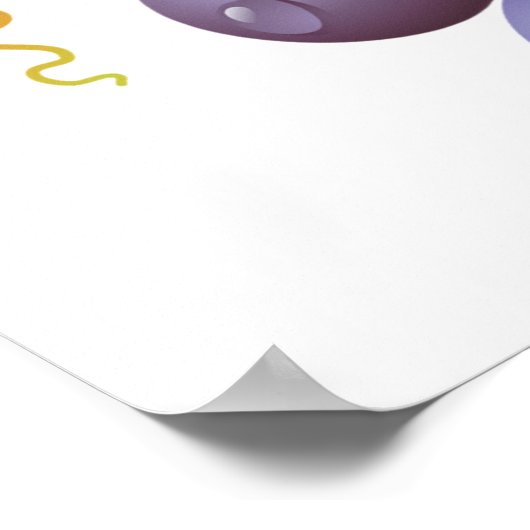 葡萄の3房 ポスター (角)