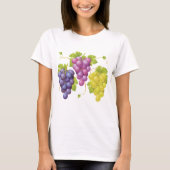 葡萄の3房 Tシャツ (正面)
