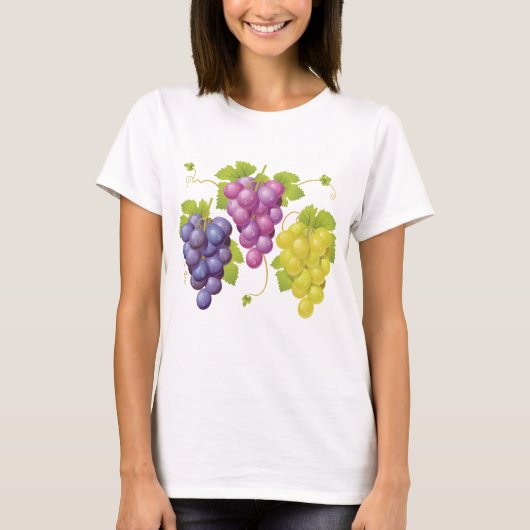 葡萄の3房 Tシャツ (正面)
