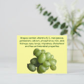 葡萄はがき ポストカード (スタンド正面)